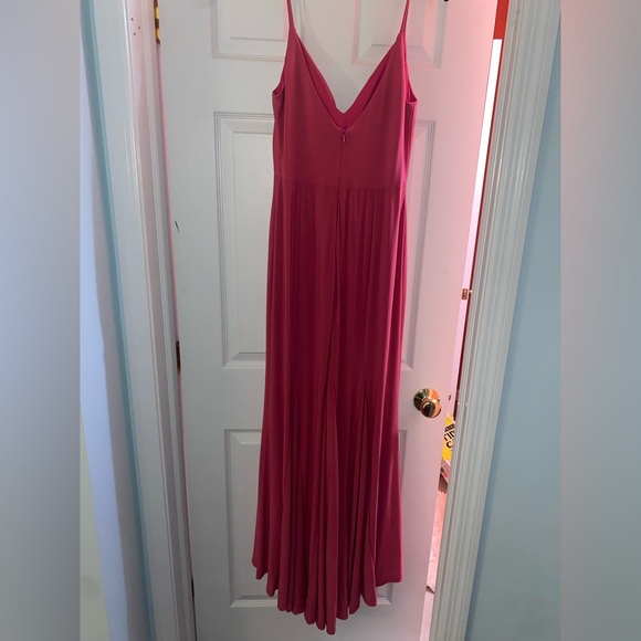 Hot Pink Maxi Spaghetti Strap - Picture 2 of 3